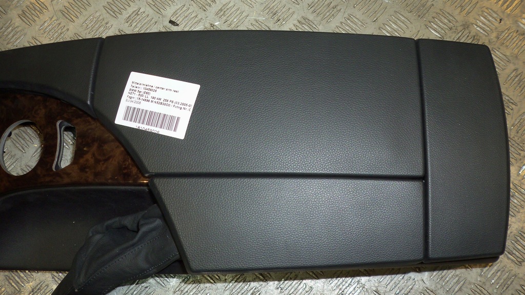 фото №8, Bmw 5 e60 e61 панель приладів приладова консоль тунель / запуск стоп