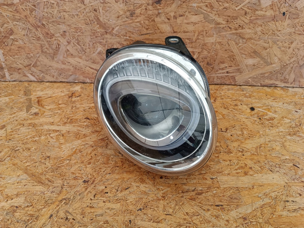 фото №11, Фара лампа правая перед eu линза fiat 500 lift