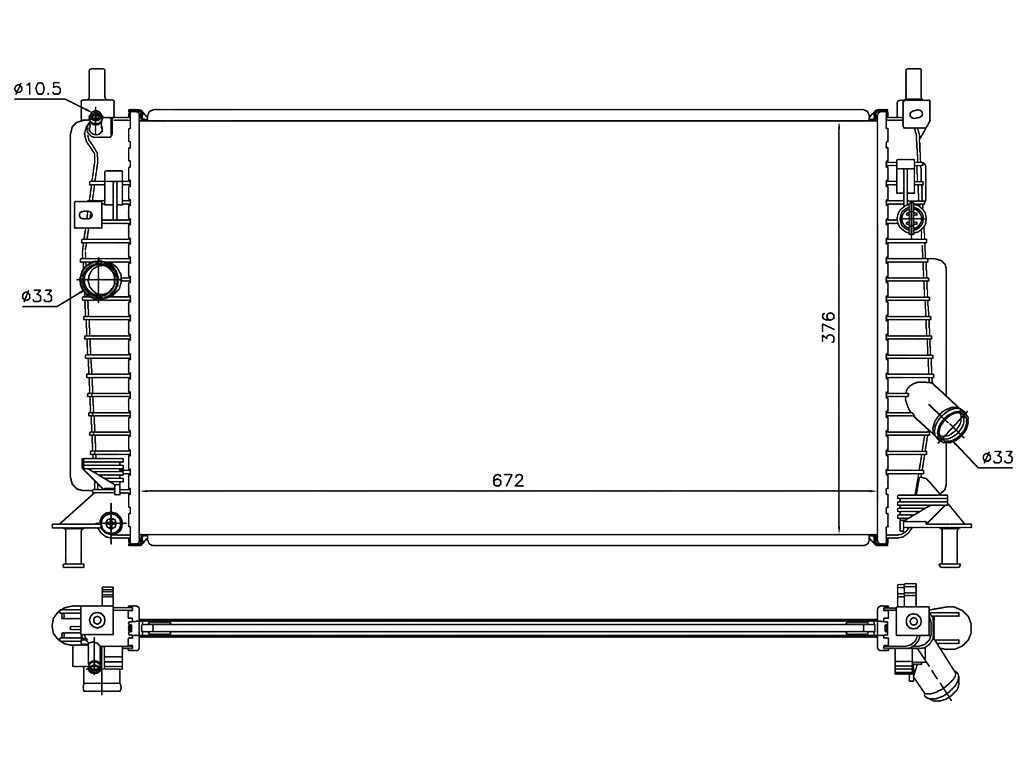 Купить Mazda 3 2009-2013 радиатор lf8b1520y