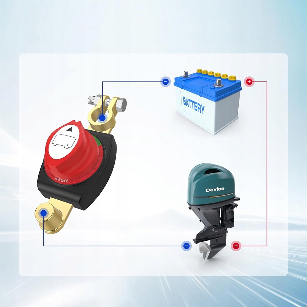 фото №10, Выключатель главный rozłącznik массы hebel выключатель аккумулятор