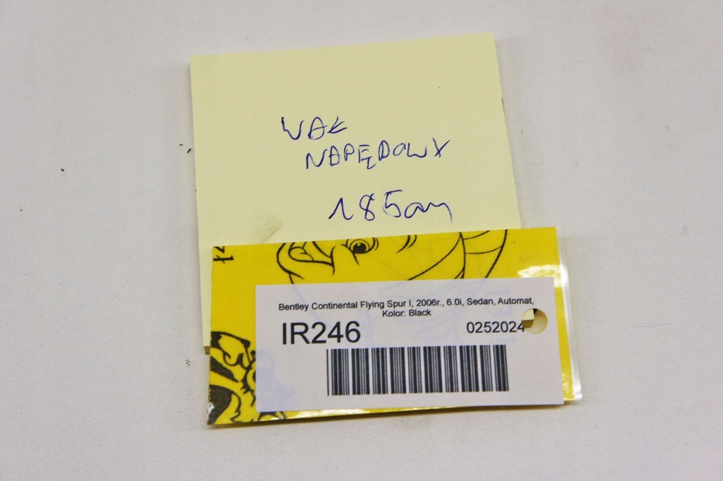 фото №6, Ir246 bentley flying spur i 6.0i wał приводной