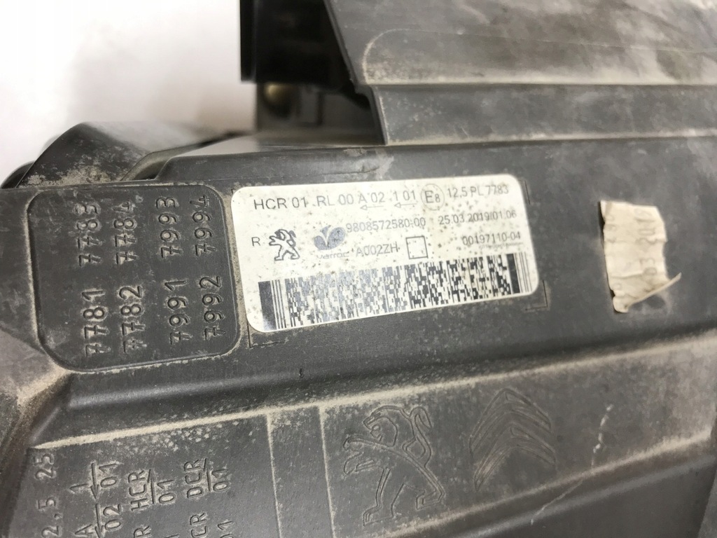 фото №15, Лампа передняя правая peugeot traveller expert 16- eu 9808572580