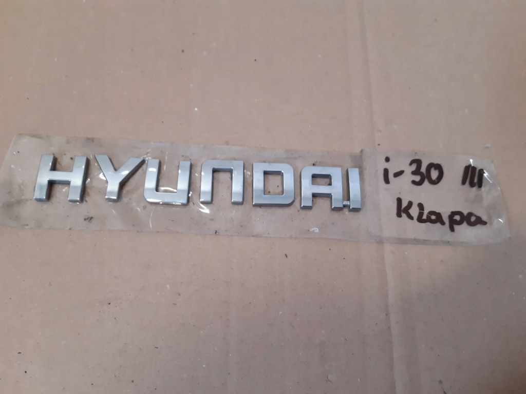 фото №1, Hyundai i30 iii kombi 2017 надпис na кришка