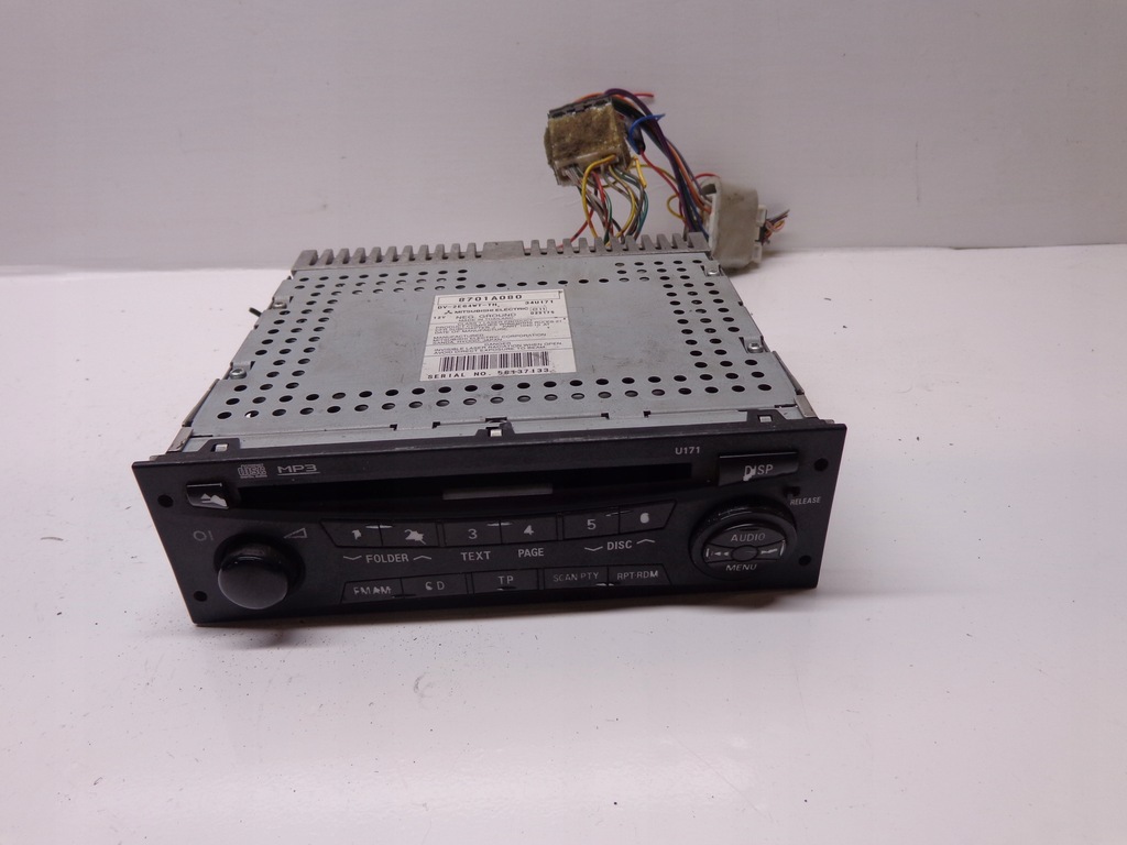 фото №1, Mitsubishi grandis радио cd заводской mp3 8701a080 dy-2e64wt-th