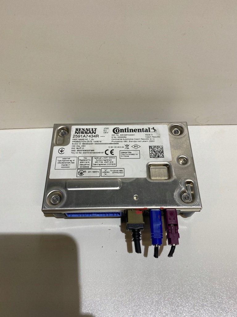 фото №1, Renault talisman lift модуль навігації 2591a7434r