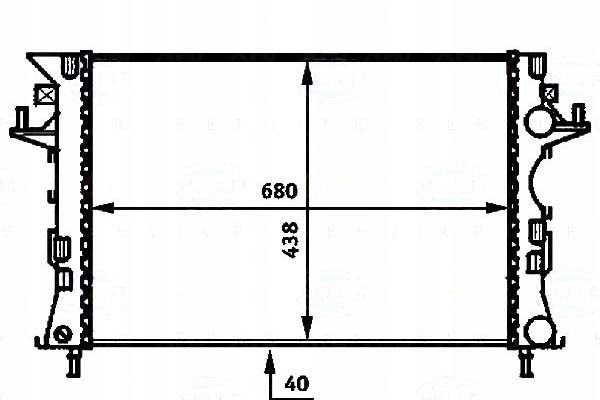 Behr hella радиатор воды renault espace iv 3.0 dc Цена