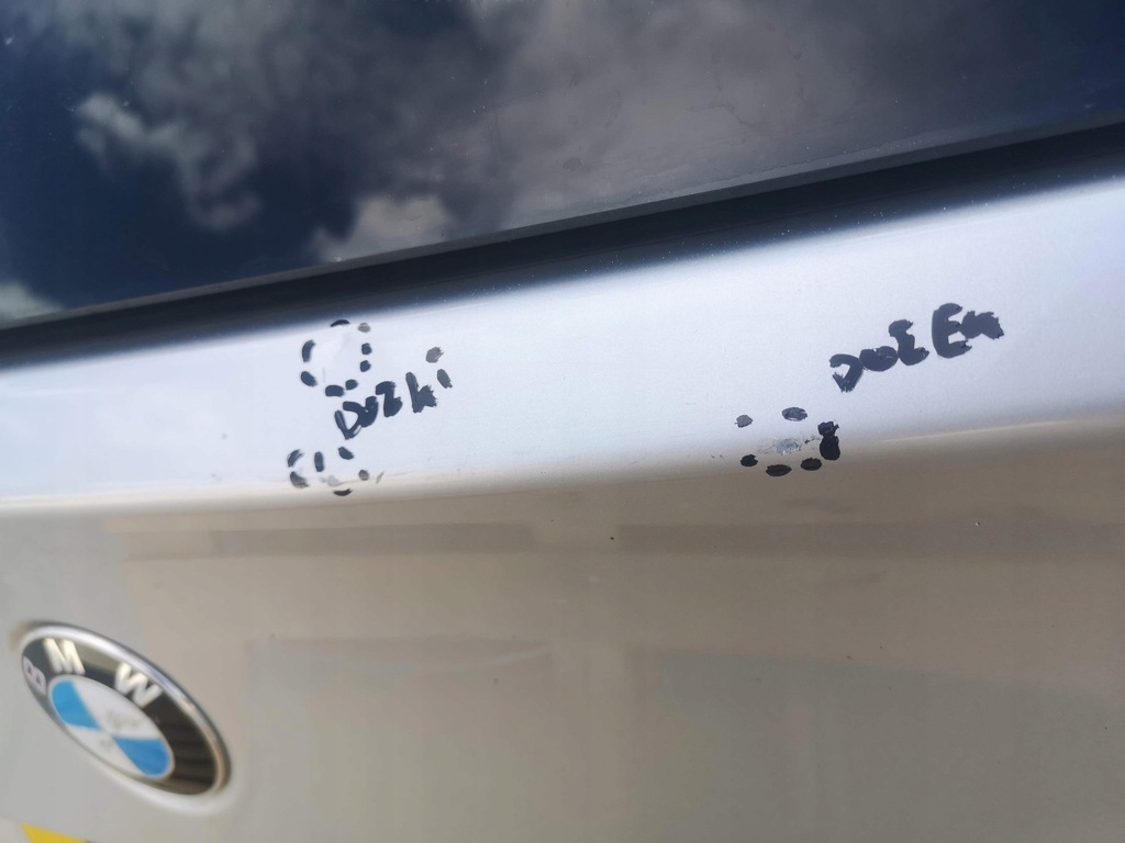 фото №10, Кришка багажника bez скло bmw 5 e61 kombi 354 titansilber lift