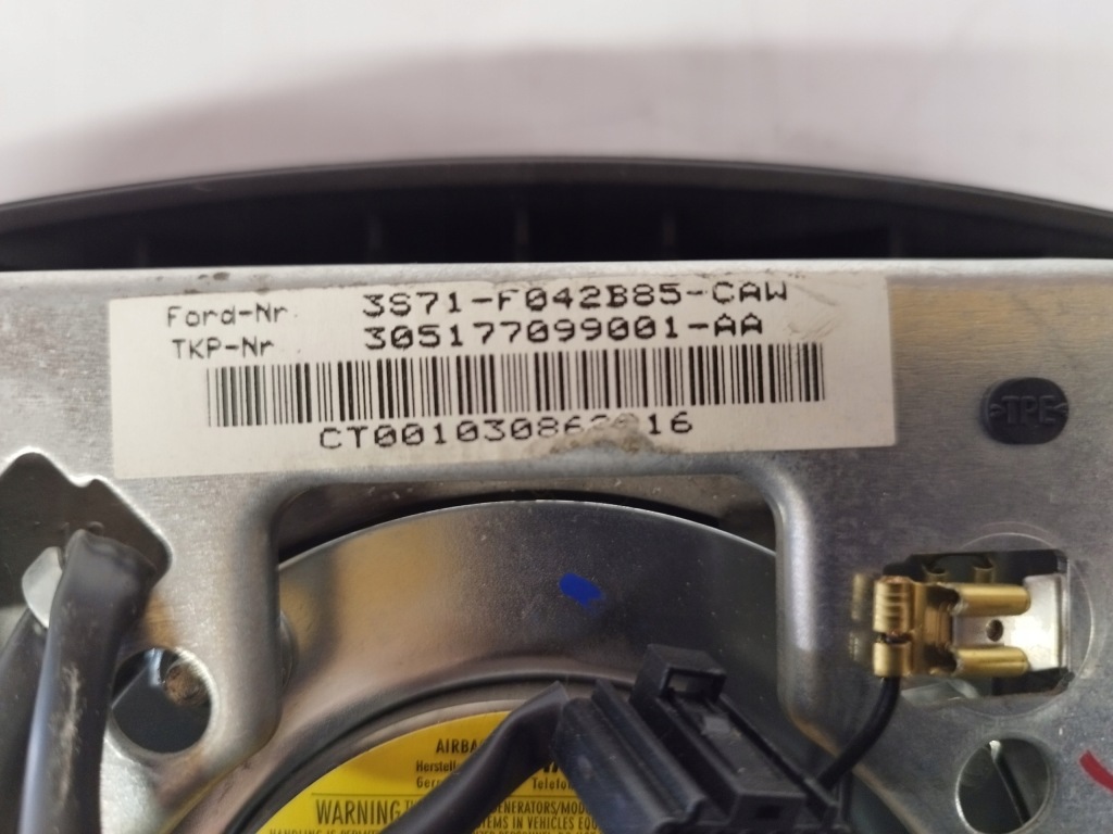 фото №12, Ford mondeo mk3 подушка подушка безпеки водія 3s71-f042b85-caw