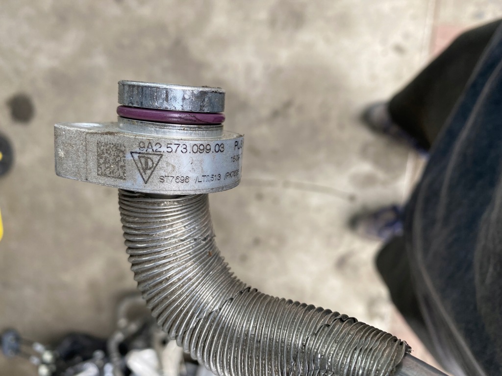 фото №2, Porsche cayman 982 шланг трубка кондиціонера