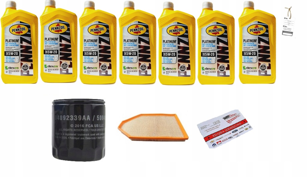 фото №1, Pennzoil 5w20 + фильтры dodge charger 5,7 17-21