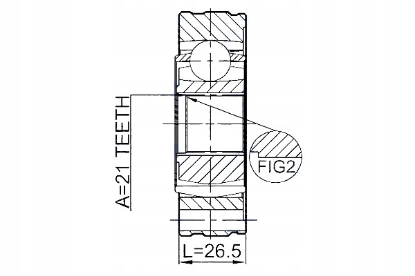 фото №10, Nty шарнір вала привідного suzuki grand vitara 05-