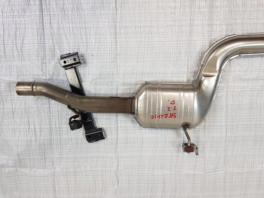 фото №2, Гасник середній alfa romeo stelvio 2.2 дизель труба