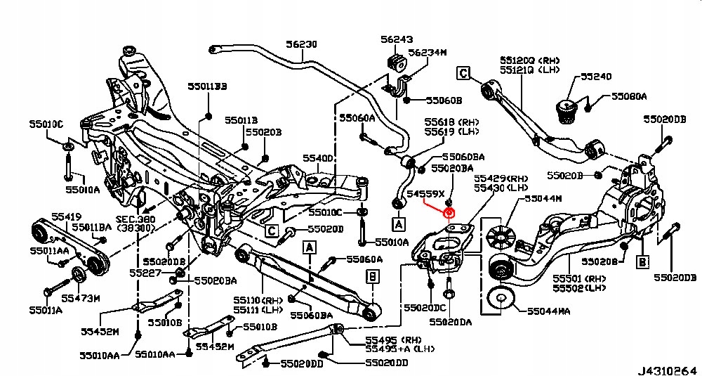 фото №5, Подкладка эксцентриковая nissan d22 54559-2s40a оригинальный номер