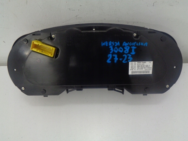 фото №4, Peugeot 3008 лічильник прилади 9666175080 anglia