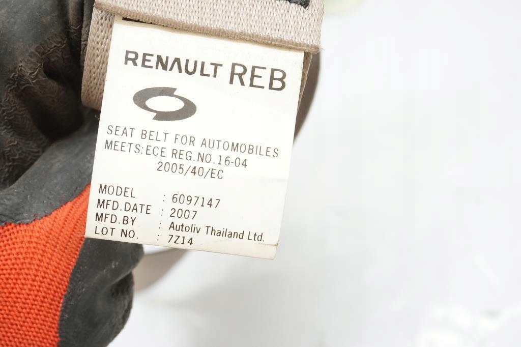 фото №6, Pas безопасности правый задняя renault koleos