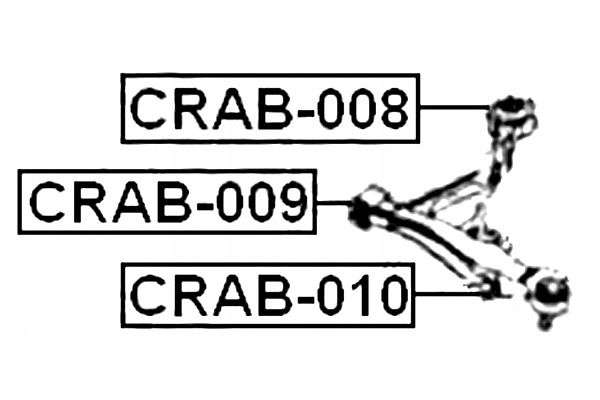 фото №3, Сайлентблок рычаг передней chrysler sebring cirrus stratus r t