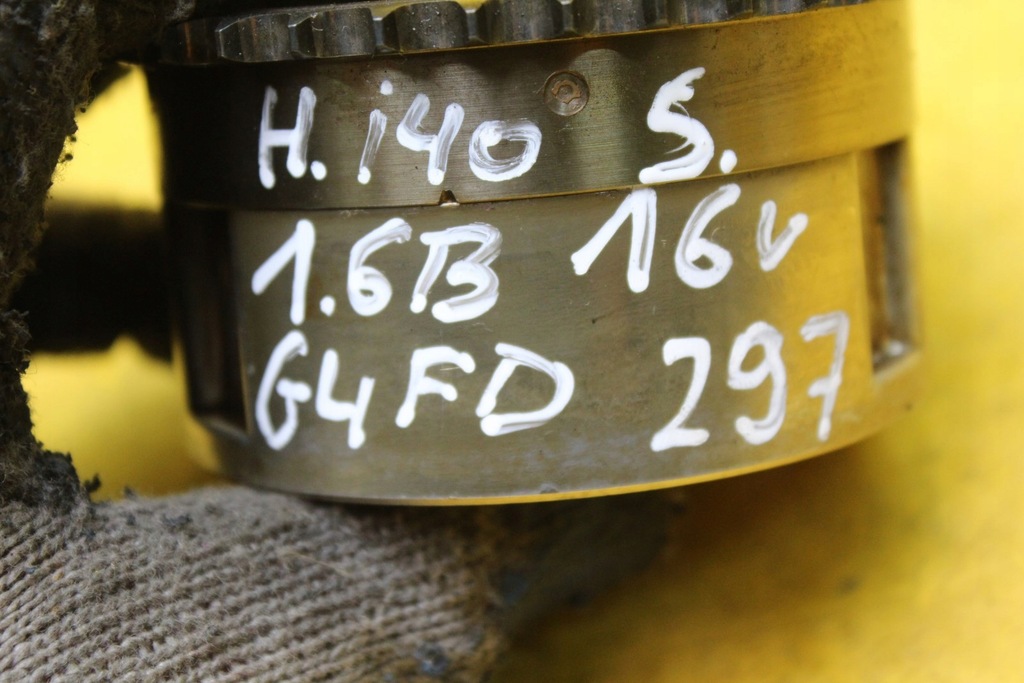 фото №6, Вариатор колесо распределительного вала впускные hyundai i40 kia ceed 1.6 16v g4fd 24350-2b600