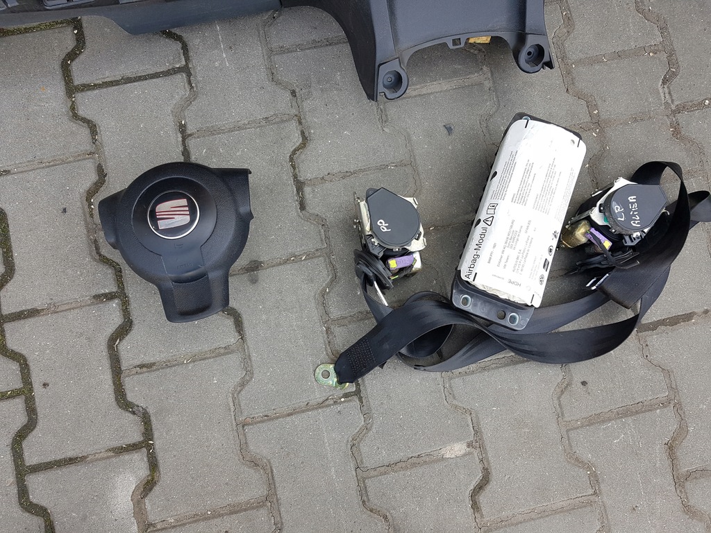 фото №4, Seat altea toledo iii приборная панель подушки безопасности подушка безопасности ремни