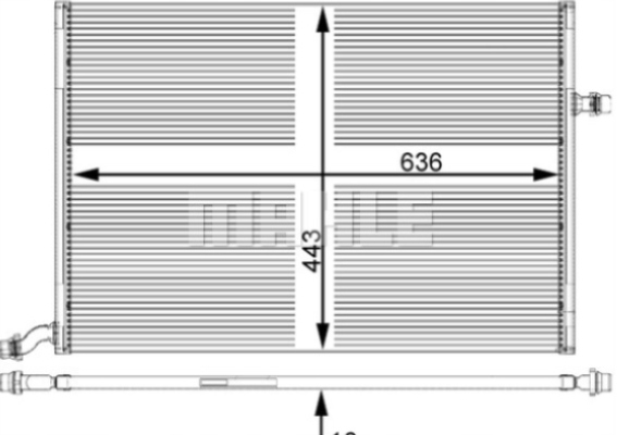 Интеркулер mercedes c a205 c c205 c t-model s205 c w205 e a238 e Оригинал