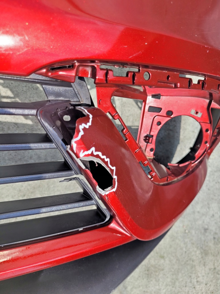 Бампер перед передній renault scenic 4 iv 2016- Оригінал