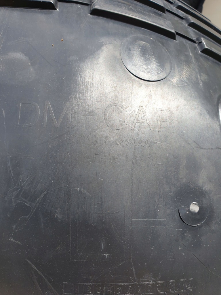 фото №12, Hyundai santa fe iii 12-18 підкрилок лівий перед передні 86813-2w000 86815-2