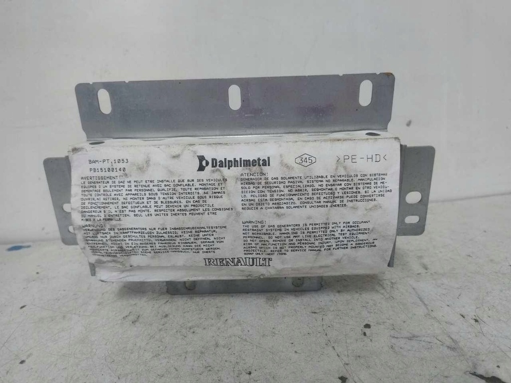 фото №1, Подушка подушка безпеки пасажира renault modus 8200216039