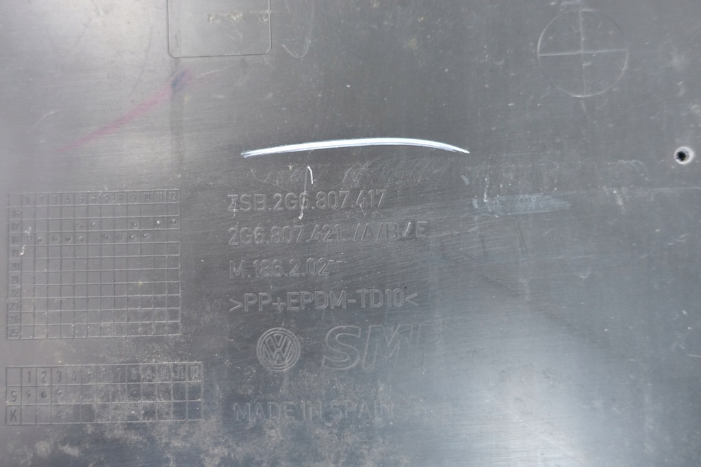 фото №11, Volkswagen vw polo vi 6 2g 2017- бампер задняя задний 2g0807417