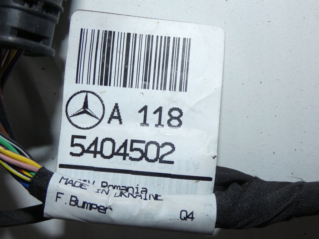 фото №12, Жгут электропроводка бампера mercedes cla w-118