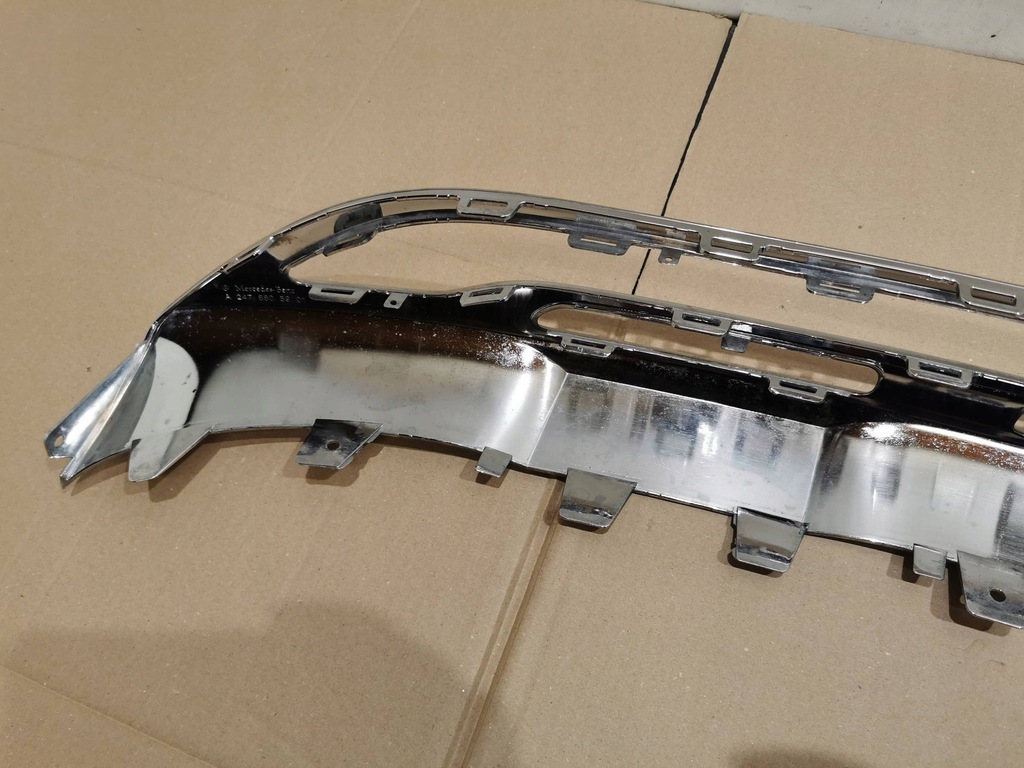 фото №11, Mercedes gla ii h247 19- хром спойлер накладка бампера перед a2478805901