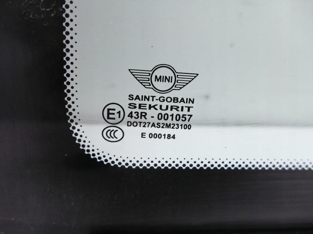 фото №4, Mini cooper r56 lift скло лівий задня задня ліва