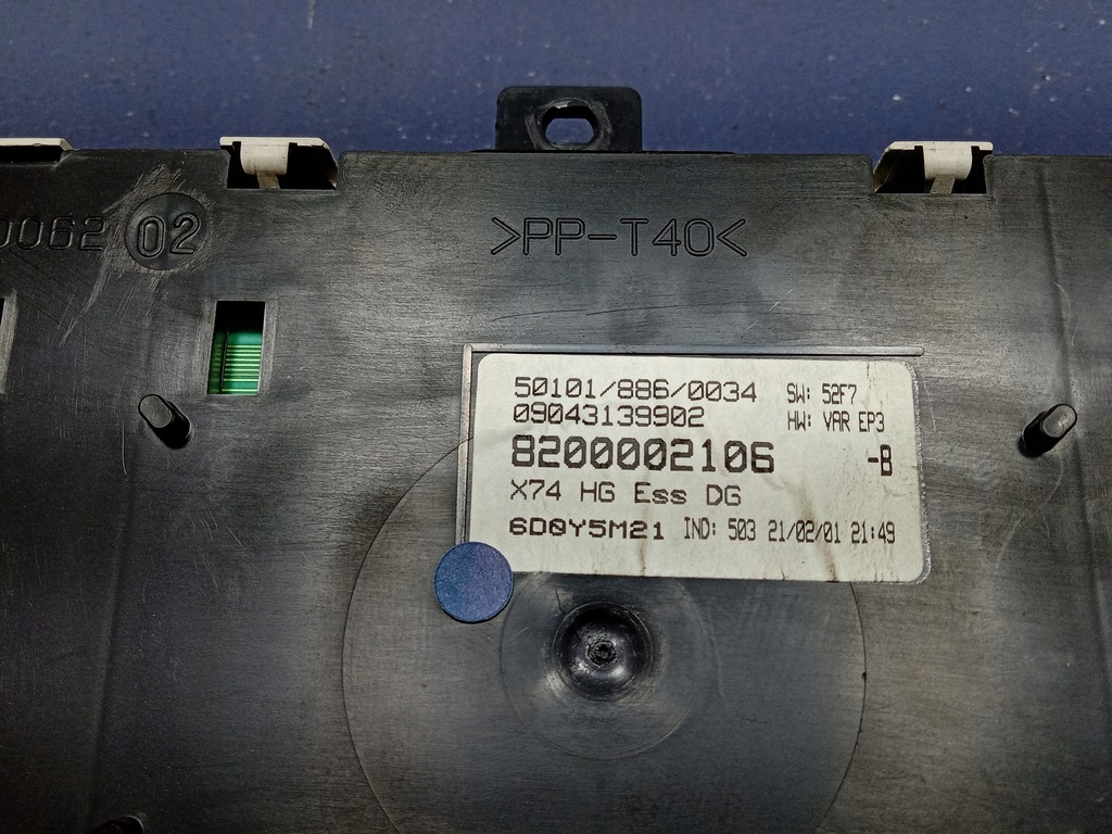 фото №12, Renault laguna ii 1.8b набор стартовый счетчик блок управления