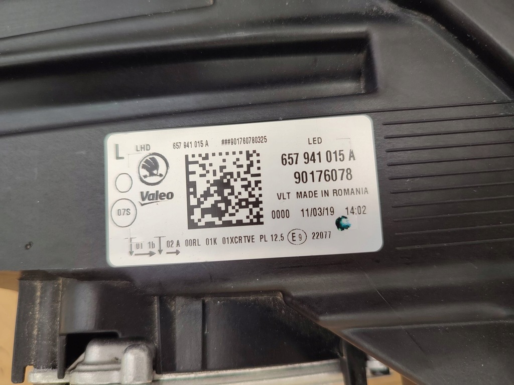 фото №12, Фара лампа лівий перед skoda scala 2020 657941015a