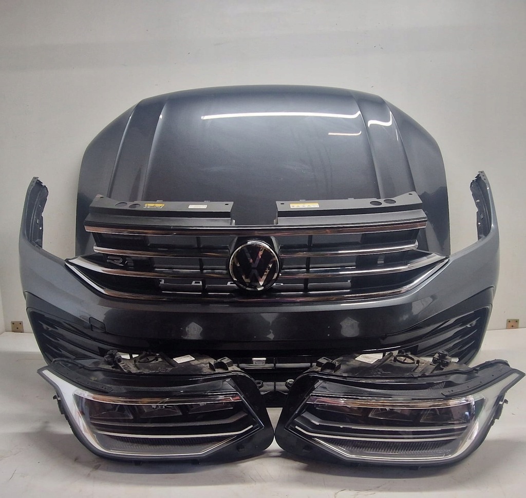 фото №1, Vw tiguan 5na ii lift r-line бампер капот крила лампи перед