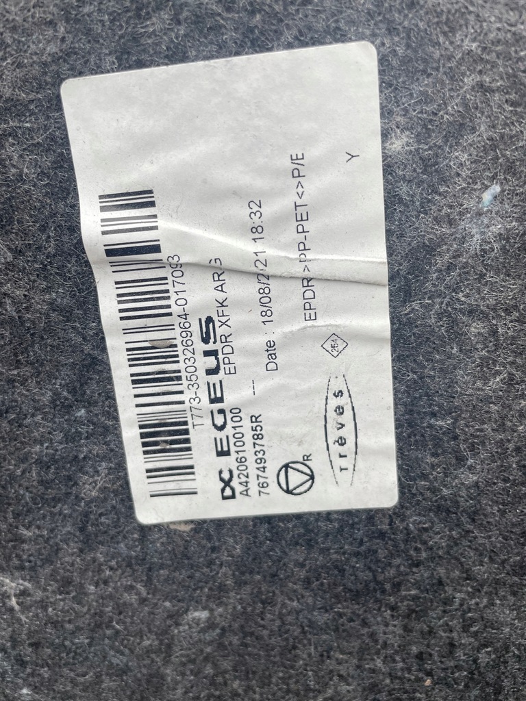 фото №2, Підкрилок задня праве renault kangoo iii iv 21r