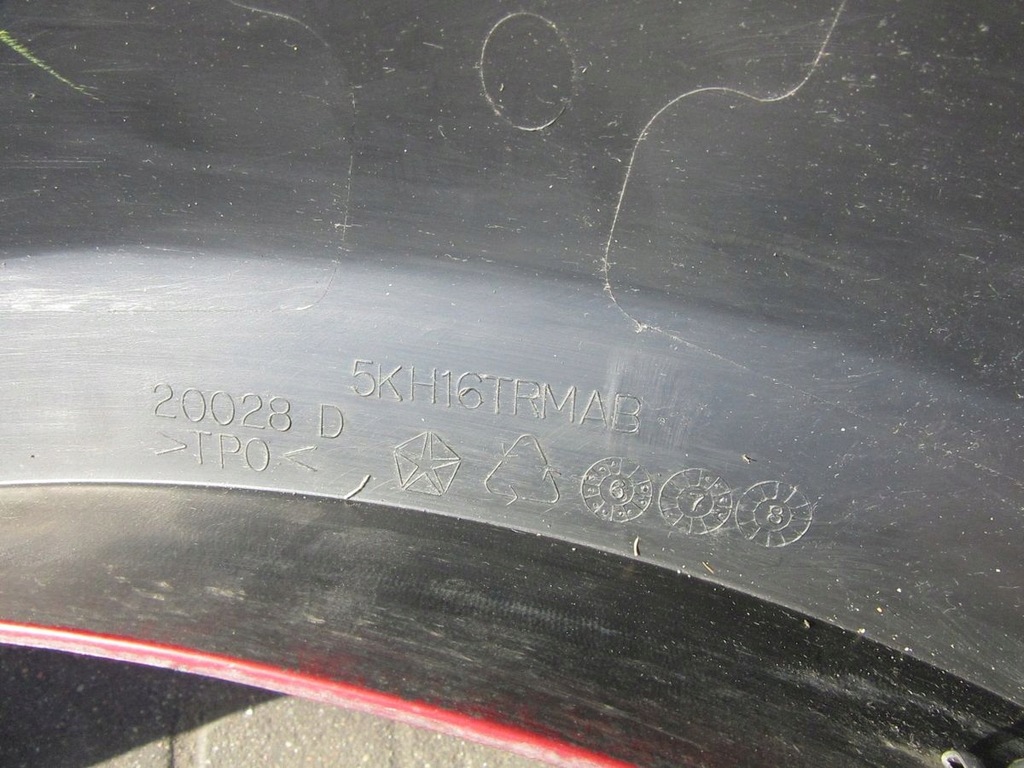 фото №10, Dodge nitro 2007 молдинг накладка крыла правая перед