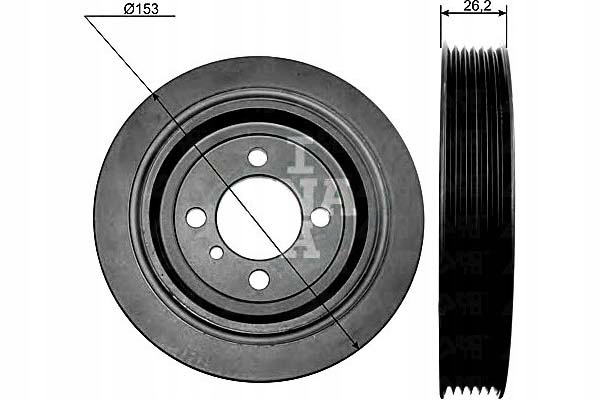фото №1, Ina шків колінчастого вала hyundai accent ii 1.5 crdi l