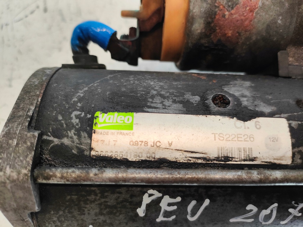 фото №5, Peugeot 207 06- 1.6 hdi стартер 9662854180