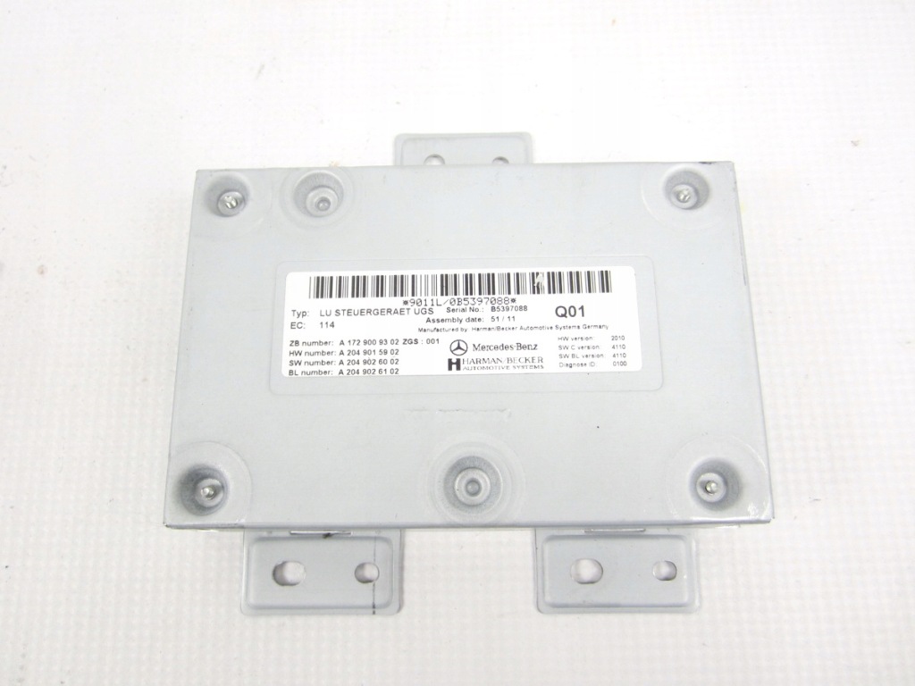 фото №1, Модуль блок управления интерфейс mercedes ml w166