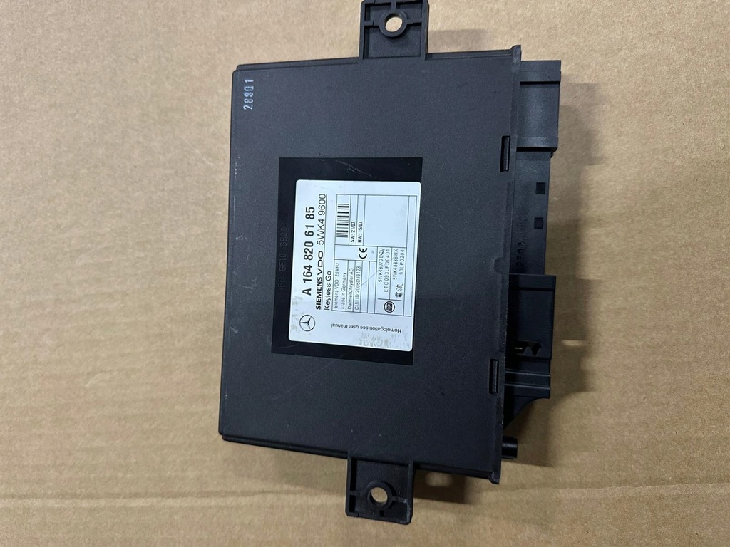 фото №1, Модуль keyless mercedes w164 ml a1648206185