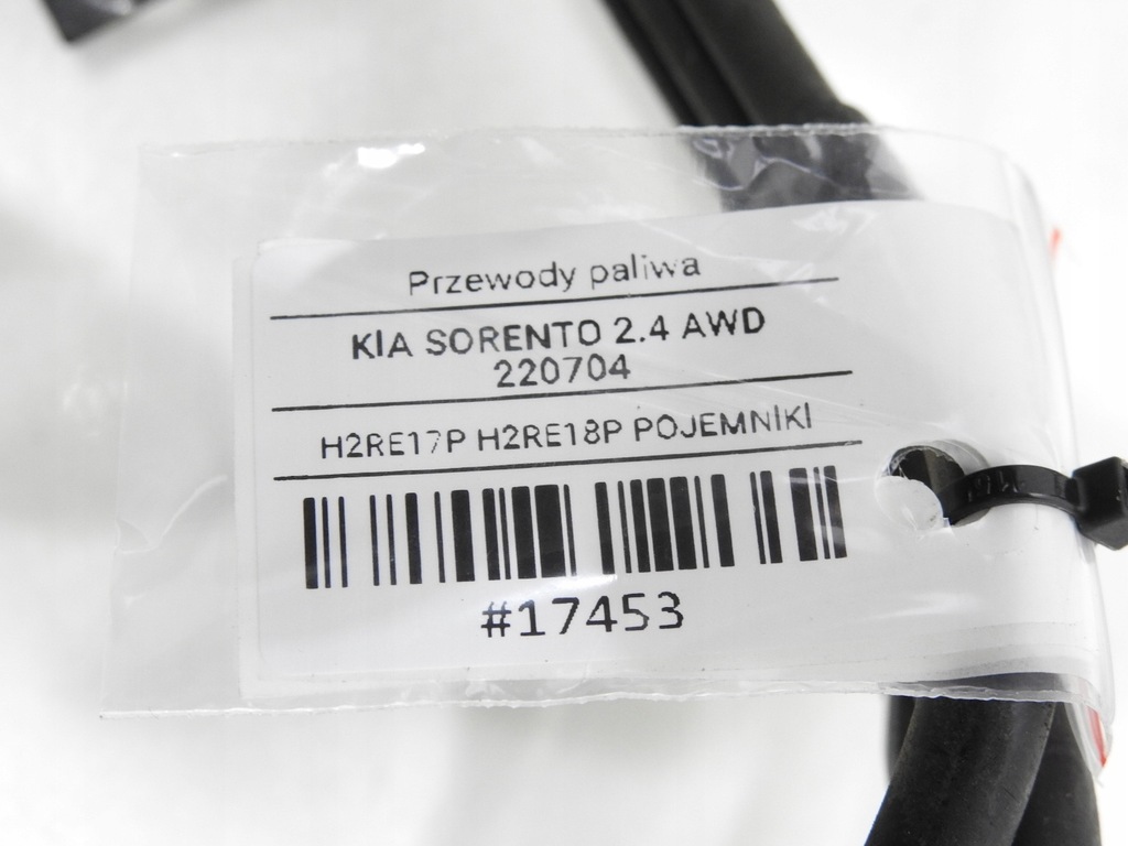 фото №10, Шланг пального kia sorento i 2.4 312323e000