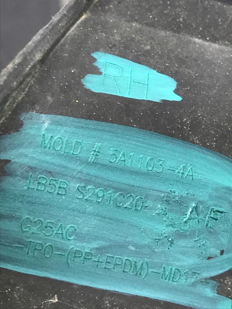 фото №9, Explorer 20- молдинг крыла правая задняя lb5bs291c20