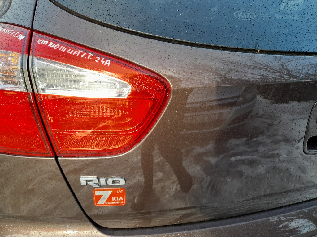 фото №5, Kia rio iii lift крышка багажника багажника dbs
