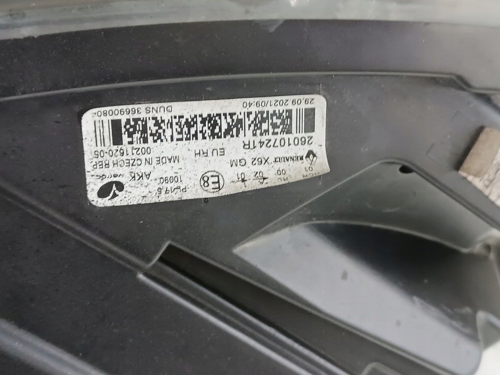 фото №10, Opel movano b lift лампа правая передняя led 260107241r