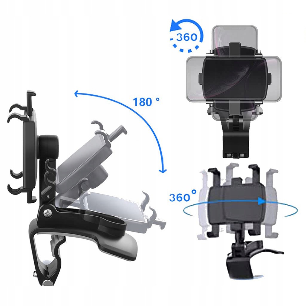 фото №9, Кронштейн do автомобіля na телефон скло панель панель приладів автомобільний тримач міцний