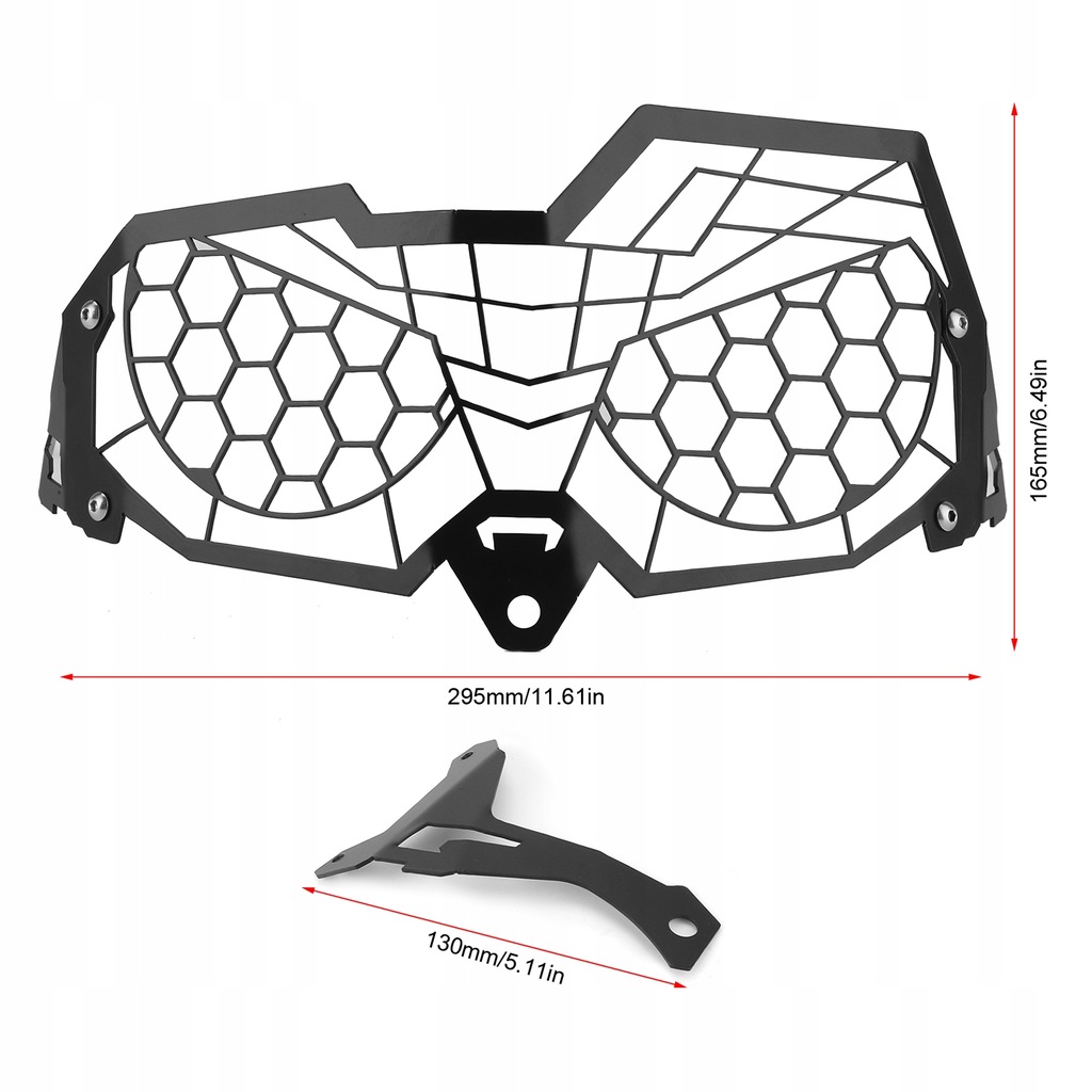 фото №13, Захист фара motocykla захист решітка pasuje do honda crf250 rally