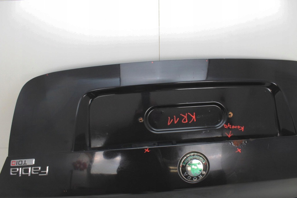 фото №11, Крышка багажника багажника задняя skoda fabia ii lift 10-14r lf9r