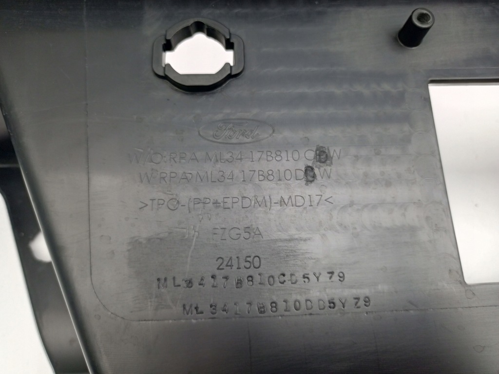 фото №11, Ford f150 2021- молдинг верхній накладка бампера задня ml34-17b810-cdw ÷