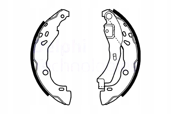 фото №2, Гальмівні колодки гальмівні набір задня citroen jumpy dacia logan logan ii logan
