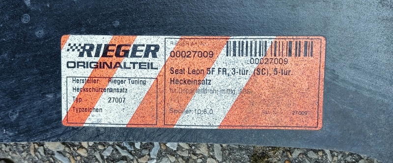 фото №12, Бампер задній pdc 3 двері seat leon iii fr 12-17