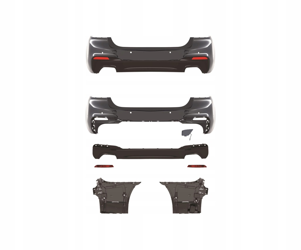 фото №1, Bmw 5 g30 g31 17 - бампер задній задня